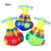 3pieces Gyroscope Toy Spinnings Tops 3pack/lot Wooden Autisms 3pcs Light Up Popular For Favors And Prizes Autisms