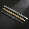 Popular Simple Personality Domineering Hip-hop Flower Men's Titanium Steel Bracelet