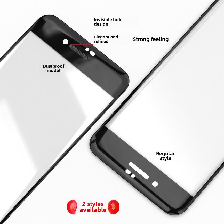 Ochranné tvrzené sklo pro iPhone 6s/7 Plus/8 Plus/SE 2/SE 3 - Pokrytí celého okraje (K dispozici v černé/bílé barvě)