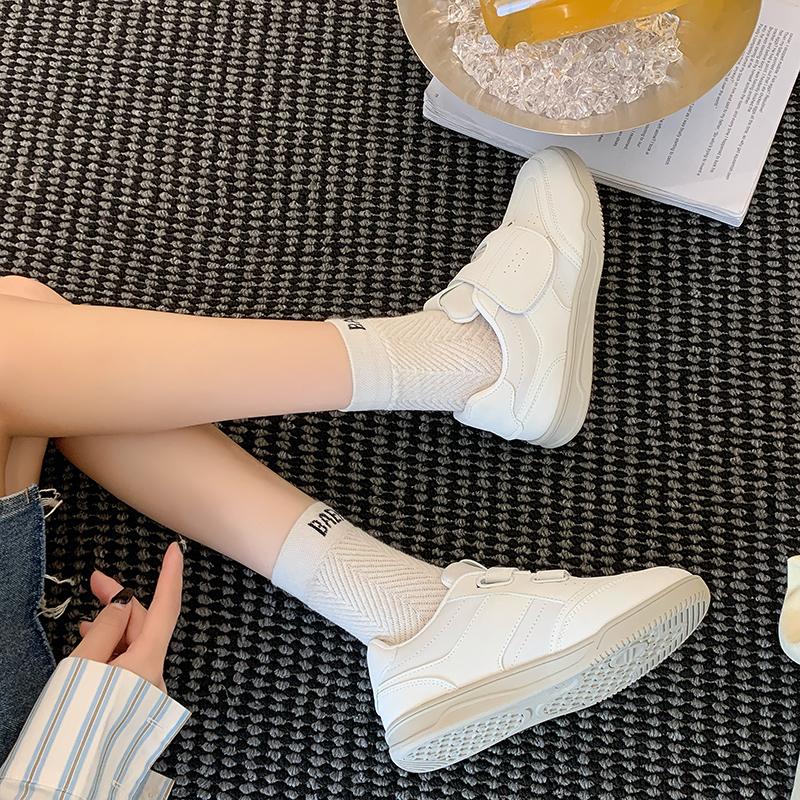 Fashion Womens Shoes Flat Round Toe Cute Bread Shoes with For Comfortable Warmth College Style Fashion Casual and Versatile Board Shoes