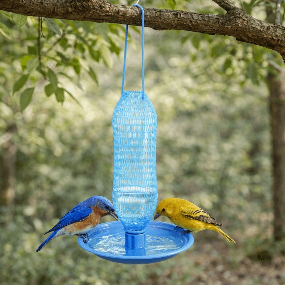 Automatic Bird Water Feeder Plastic Eco-Friendly Hanging Hummingbird Feeder Detachable Wild Birds Drinker Project