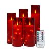 5-Pack LED Candle with Remote Control Romantic Birthday Confession Proposal Home Decoration LED Light Acrylic Electronic Candle