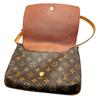 LOUIS VUITTON Monogram Musette Tango Short Monogram canvas Brown Women M51257 Used
