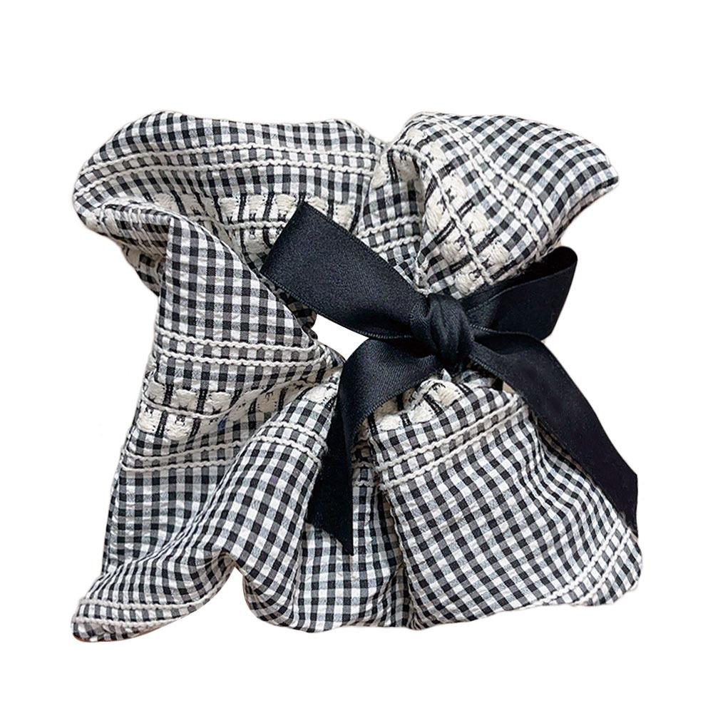 New Cloth Square Hair Ties Large Elastic Headstring Hair Rope Women Girl