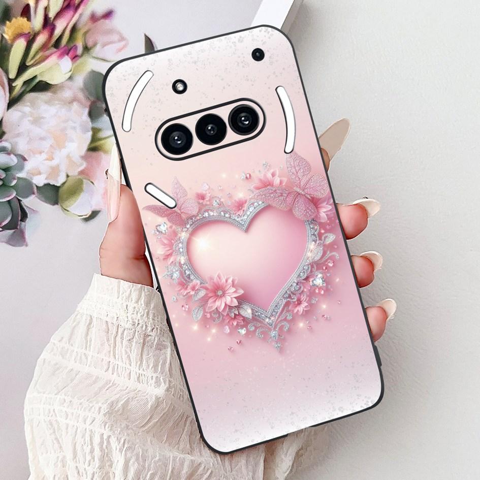 For Nothing Phone 3A 2025 Case A059 Fashion Flower Cats Cartoon Silicone Soft Shockproof Cover For Nothing Phone3A 3A Pro Bumper