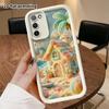 Phone Case: 2D flat, suitable for Samsung Galaxy A34 A35 M05 M06 S20 S22 S21 FE Plus 5G protective case, seaside cottage, perfect Christmas and Hallow