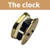Multifunctional 3Inch Clock Insert Replacement with Arabic Numeral Display Snooze Clock Head Repair for Craft Projects