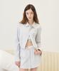 Tess Stripe Shirt (White)