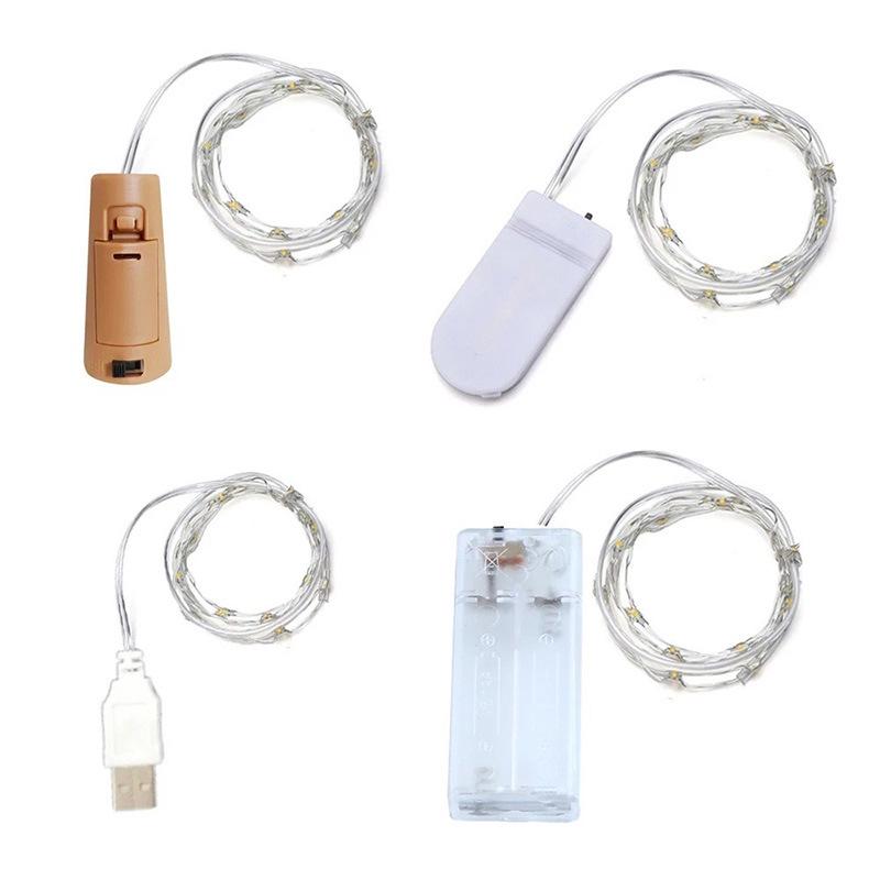 LED Copper Wire String Lights for Decorative Gift Displays and Colorful Cake Atmosphere, Battery Operated