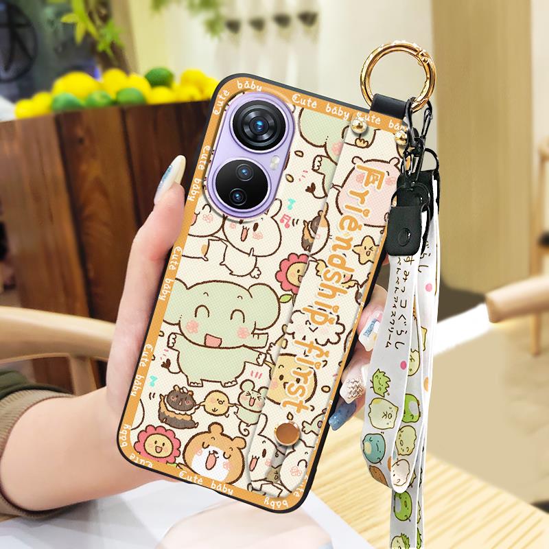 Soft case Wristband Phone Case For Blackview A200 Pro Phone Holder Anti-knock Protective Dirt-resistant Cute Shockproof