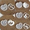 Silicone Mould Mother's Day Silhouettes Molds Plasters Molds Heart Casting Molds for Wedding Home Decoration