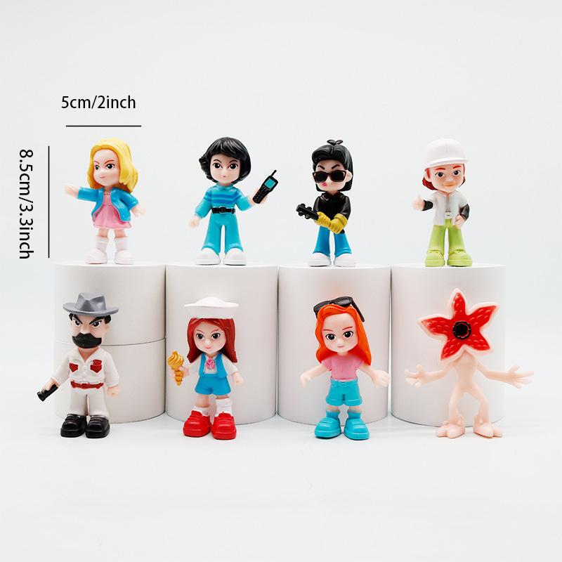 

TV Characters Action Toys Figure Model Cute Eleven Max Dolls Steve Figurine Kids Gifts For Children Boys Girls