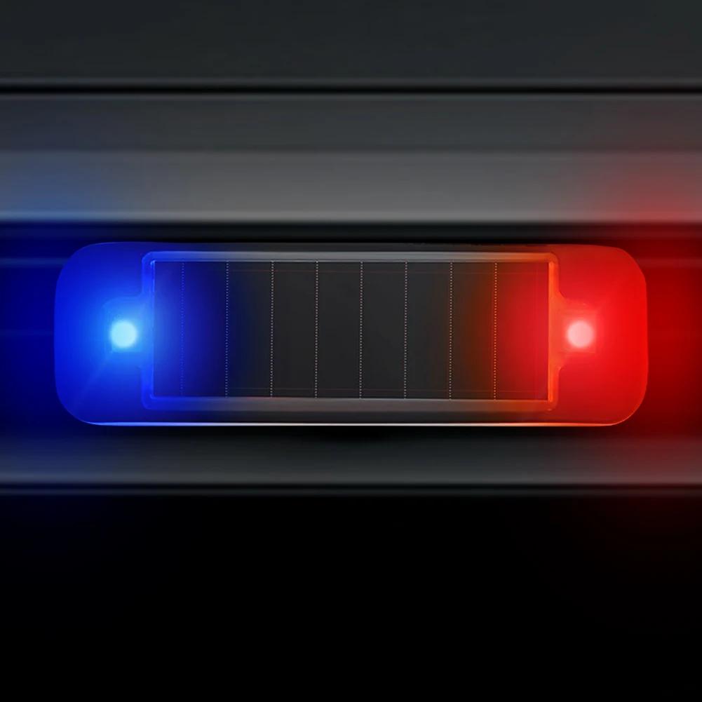 1-3PCS Solar Power Warning Light for Car Motorcycles LED Flashlight Indicator In-Night Caution Strobe Warning Light Running Lamp