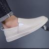 Brand Outdoor Loafers Designer Leather Shoes Soft Soles Wear-resistant Men's Work Shoes Genuine Leather Round Toe Casual Shoes