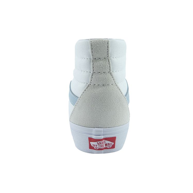 Vans Sk8 Patchwork Casual Lightweight Durable High-Top Skate Shoes Unisex Sneaker Fog-Blue VN0A32QG9LY