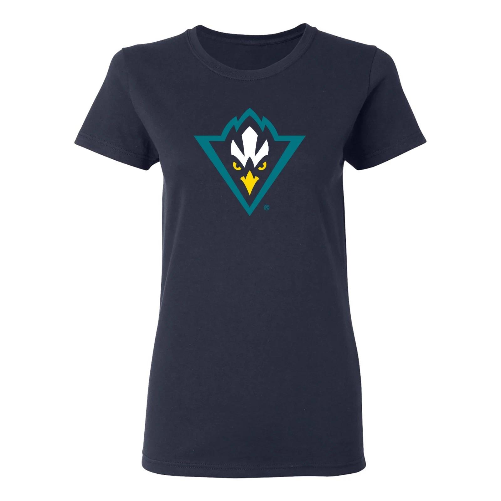 UNC Wilmington Primary Logo Seahawks Womens Shirt - Navy XL