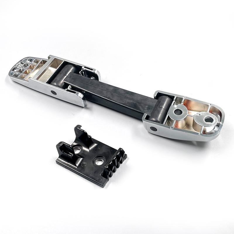 Hood Latch Catch Bracket Kit 3155503 3155502 Fit for Mack CV CH CHN CHV 2002-2005 2006 2007 2008 2009 2010 2011 Silver & Black