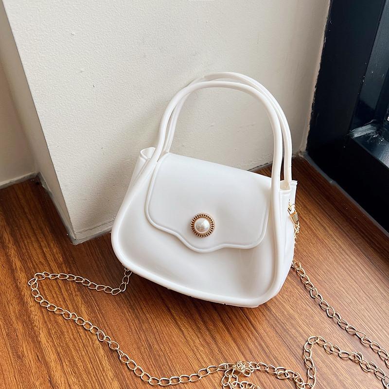 Fashionable Casual Handheld Small Square Bag 2024 Spring Popular New Simple Single Shoulder Diagonal Commuter Women's Bag