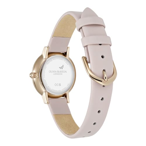 Authorized Dealer [OLIVIA BURTON] Olivia Burton Women's Watch [SIGNATURE] Abstract Floral Prim Rose Leather 28mm 24000357