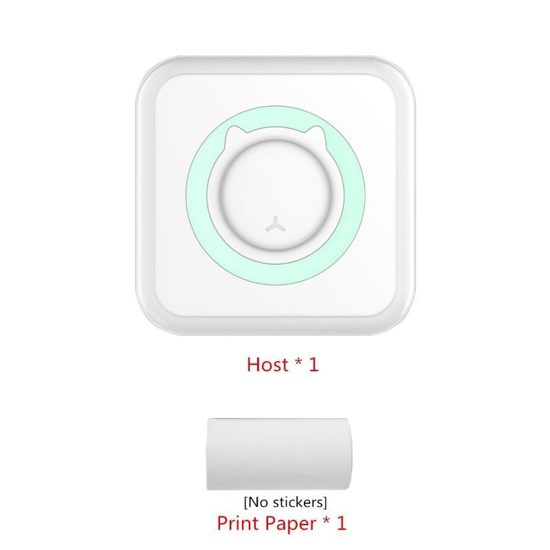 

Портативный мини-термопринтер с беспроводной связью BT 203dpi фотоэтикетка памятка печать неправильных вопросов с USB-кабелем Imprimante портативный C15 синий