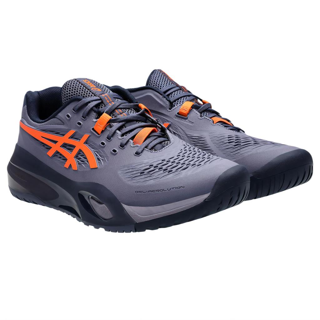 New Asics Abrasion Resistant Low Top Tennis Shoes Men's Purple 1041A487-500