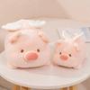 Cute angel pig plush toy long female sleeping throw pillow lying pig doll large rag doll pinch legs