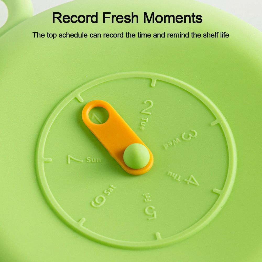 Kulaté víčka na nádoby Silikonové těsnění Víčka na potraviny pro zbytky jídla Mísy na ovoce Kelímky Sklenice