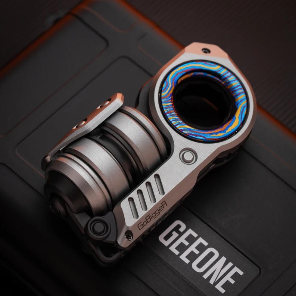 GoBiggeR Sinian Lite Aluminum Aurora [Youth Edition] Push Slider Multi-functional Composite Toys EDC Slider Fidget Toy