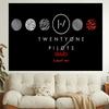 1pc Tyler Joseph and Josh Dun1 Tapestry, Living Room, Bedroom, Office, Party Decor, Ideal Festive Gift
