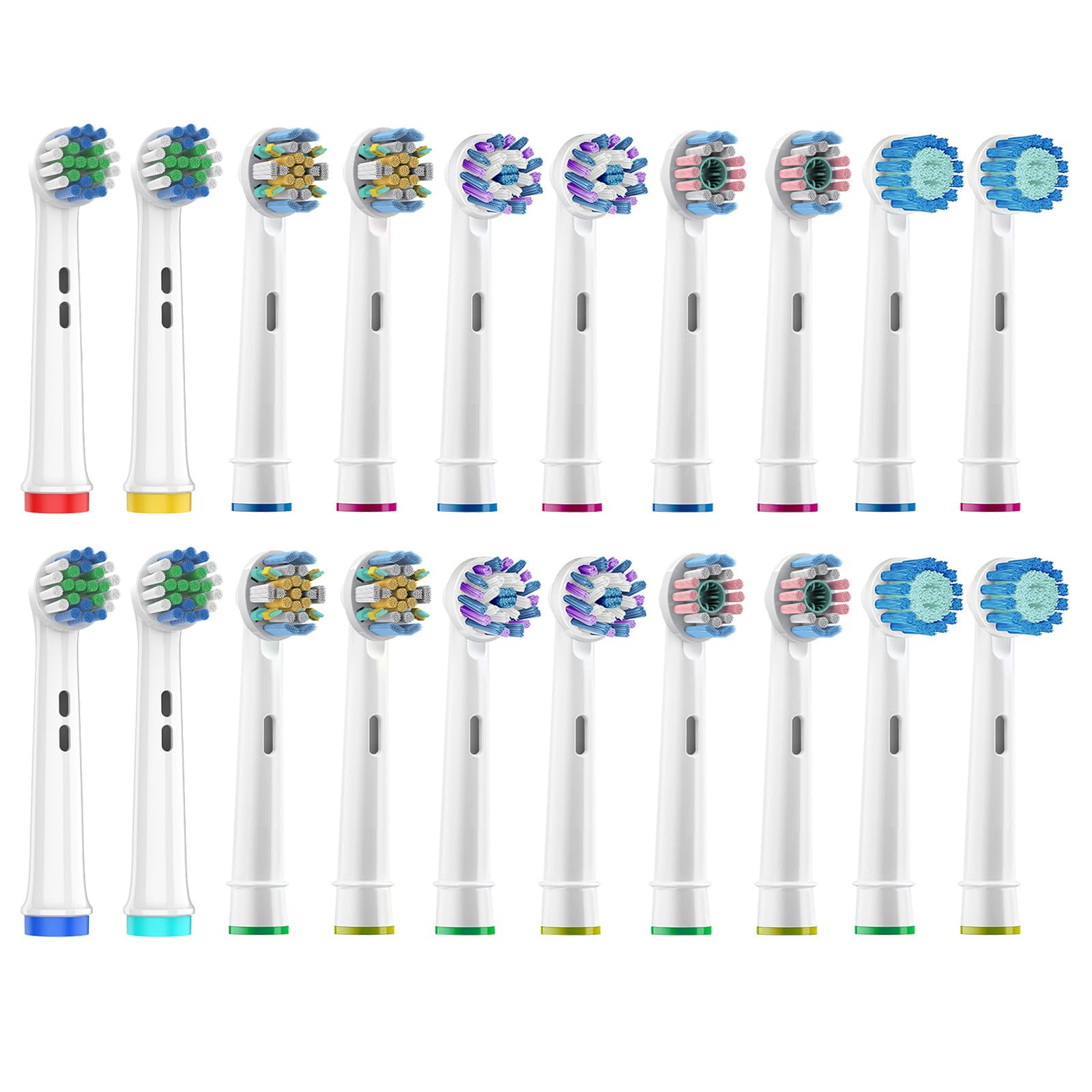 

brand now available at dental clinics in BrushMo compatible brush heads for Braun electric toothbrushes [BrushMo Tokyo] Oral-B (20 pieces) белый
