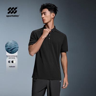 HLA Men's Breathable Sport Polo Shirt