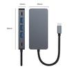 7 In 1 TYPE-C+USB3.0*3+HDMI*2+PD100W+USB-C Data Interface Hub Adapter Dock