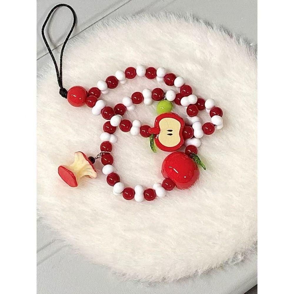 Cute Kawaii Charms Pendant With Fruit Mobile Phone Strap Ins Phone Strap Lanyard  Gift