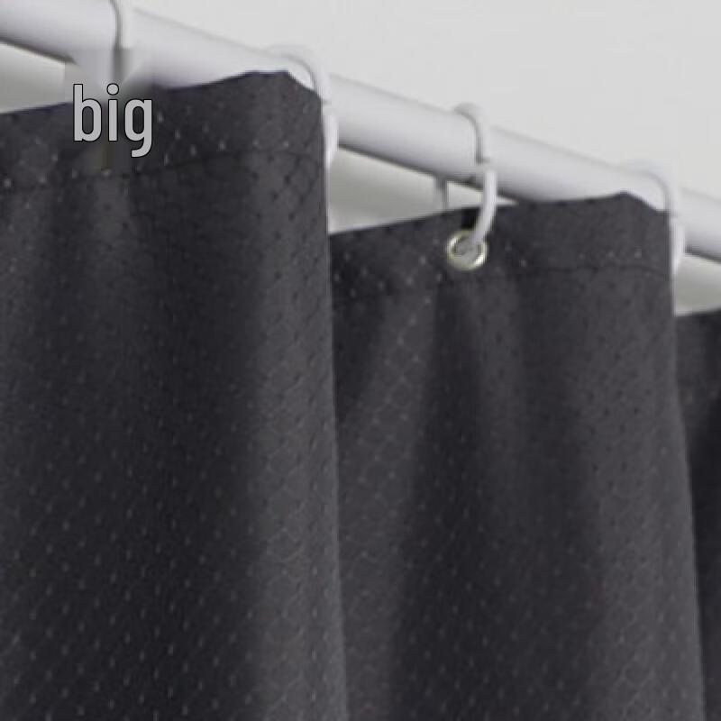 Yi Pan Waffle Weave Waterproof Shower Curtain
