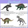 Tyrannosaurus Rex Dinosaur Figurine With Plastic Material For Kids Educational Toy And Display