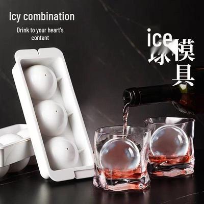 Japanese Whisky Ice Ball Mold – Food Grade Ice Cube Maker & Storage Tray