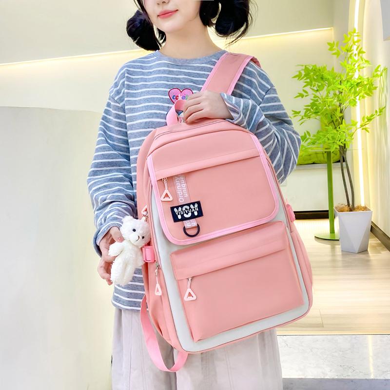 Vierteiliger Schulrucksack für Damen