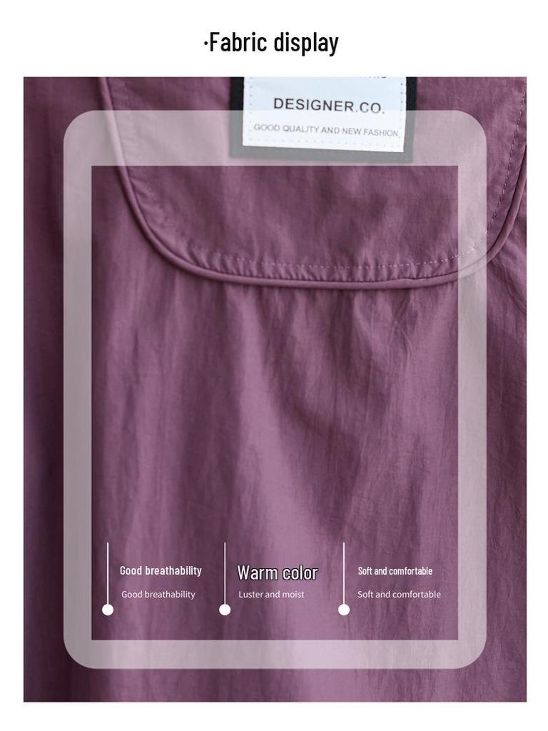 Huvförsedd basebolljacka för dam: Lättviktig, Lös passform, Koreansk stil för Vår & Höst