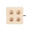 Pet Bird Parrot Wood Foraging Platform Stand Rack Triangle/Square Chewing Bites Intelligence Feeders Natural Stand For Parrots