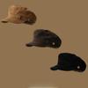 Flat Top Suede Berets Short Brim Painter Hat Casual Newsboy Hat  Women