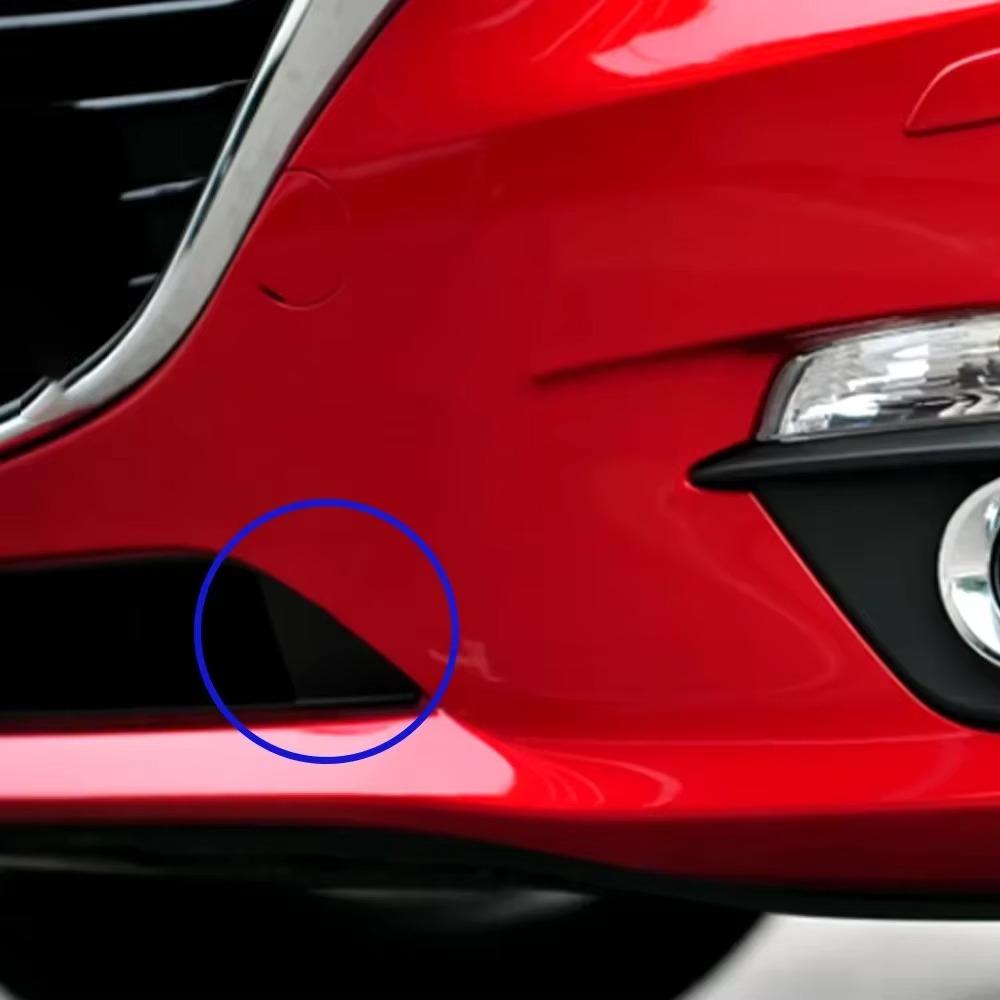 2x Für Mazda 3 Axela 2014 2015 2016 BHN1-50-101 BHN1-50-102 Auto Vorderen Stoßfänger Abdeckkappe Unteren Kühlergrill Dreieck Trim Zughaken kappen