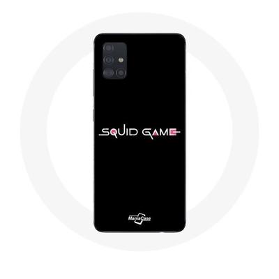 Coque - Samsung - Galaxy A51 - Souple - Noir - Squid Game Logo