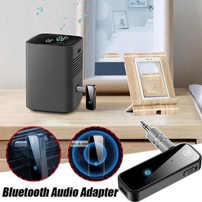 Bluetooth 5.3 Transmitter Aux Bluetooth Adapter AUX Adapter Wireless Audio Adapter for Car/TV/Home Stereo/Headphone/Speaker E7A0
