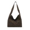 New Women's Bag Leopard Print Cloth Bag Women's Fashionable Large-capacity Shoulder Bag Simple Lazy Tote Bag