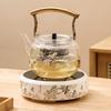Yueheng Phoenix Theme Glass Tea Stove Set