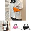 Stylish Colorblock Feminine Handbag Trendy Spring Casual Small Crossbody Purse