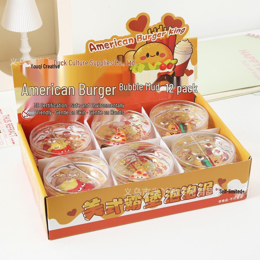 Cartoon Animal Bubble Slime Toy - Stretchy, Non-Sticky Stress Relief with Figures