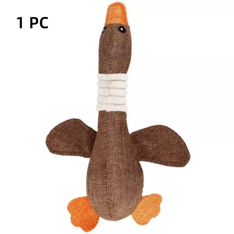 Dog Calming Toys Wild Goose Sound Bite Resistant Teeth Grinding Teeth Cleaning Pet Toy Supplies Pet Plush Toy