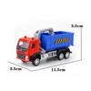 Sanitation Truck Alloy Car Model With Inertial Control For Kids Playroom And Collectors