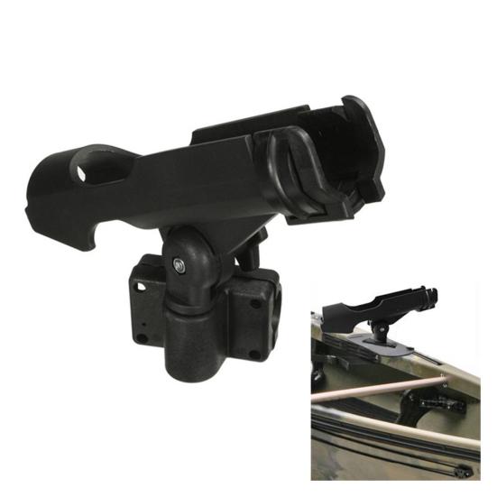 MUQZI Sports Accessory Rotatable Fishing Rod Holder Bracket With Screws For Boat Kayaking Yacht Tackle